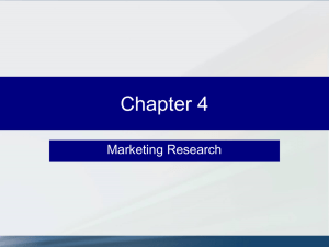 Chapter 7: Target Markets: Segmentation and Evaluation