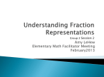 Visual Fraction Models