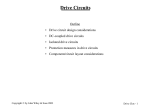 Thyristor Gate Drive Circuit