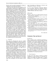 Estimation: Point and Interval