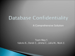 Database Confidentiality