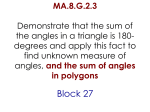 exterior angles - Math GR. 6-8