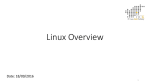Linux Overview