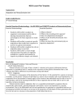 NGSS Lesson Plan Template