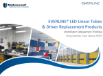 LED T8 Lamp Product Information - Universal Lighting Technologies
