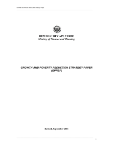 3. the profile of poverty in cape verde