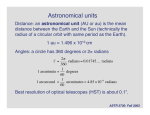 Astronomical units