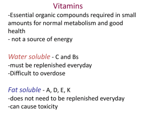 Fat-soluble vitamins