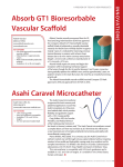 Asahi Caravel Microcatheter Absorb GT1 Bioresorbable Vascular