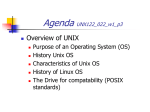 History of Unix OS