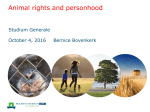 Animals as Legal Persons - The Ethcis - Lecture by Bernice