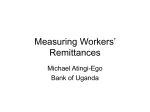 Measuring Workers` Remittances