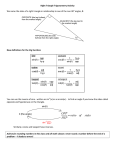 Right Triangle Trig handout