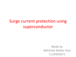 Surge Protection Using Superconductors
