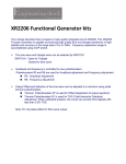 XR2206 Functional Generator kits The module described here is