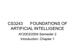 m1-intro - Slide 1 - Artificial Intelligence: A Modern Approach