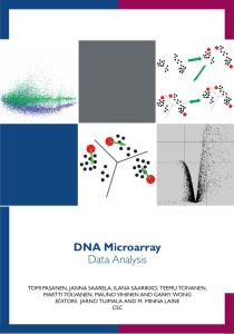 DNA microarray data analysis