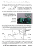 VICO -- Voltage Input Current Output transmitter