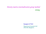 Density matrix renormalization group method (Swapan K Pati)