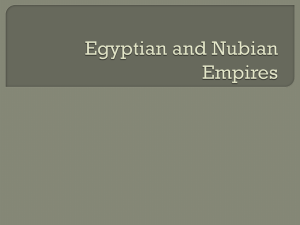 Egyptian and Nubian Empires