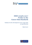HISO 10038.0:2017 Preface to the Cancer Data