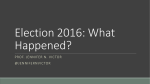 Election 2016: What Happened?