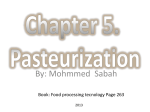 Chapter 5. Pasteurisation File