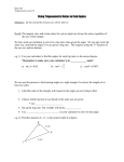 Trigonometry 3 - Finding Angles