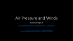 Air Pressure and Winds - Earth and Environmental Science Ms