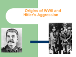 Origins of WWII - Diman Regional