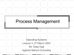 Operating Systems: Process Management