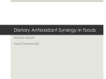 Antioxidant Synergy in foods