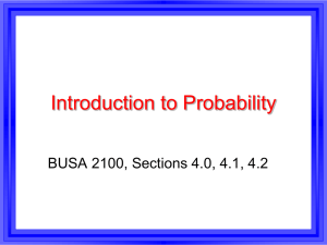 6. Introduction to Probability