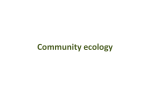 Chapter 1 community ecology
