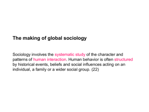 The making of global sociology