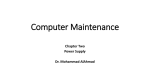 Computer Maintenance 2