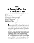 Chapter 1 An Astrological Overview: The Horoscope in