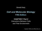 Cell and Molecular Biology 5/e