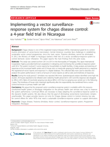 Implementing a vector surveillance