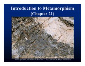 Introduction to Metamorphism