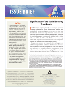 Significance of the Social Security Trust Funds