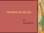 WOMEN IN ISLAM