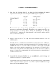 Chemistry 324 Review Problems 5