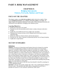 Futures, Forwards, Options and Swaps FOCUS OF THE CHAPTER