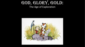 God, Glory, Gold: The Age of Exploration