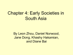Chapter 4: Early Societies in South Asia