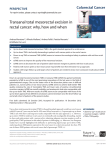 Transanal total mesorectal excision in rectal cancer: why, how and