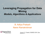 Propagation for Data Mining: Models, Algorithms and Applications