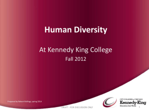 Human Diversity - City Colleges of Chicago