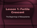 Lesson 1: Fertile Crescent